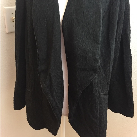 Chico's Black Open Front Blazer - Picture 2 of 5