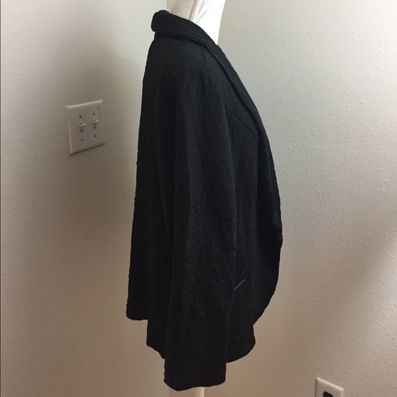 Chico's Black Open Front Blazer - Picture 4 of 5