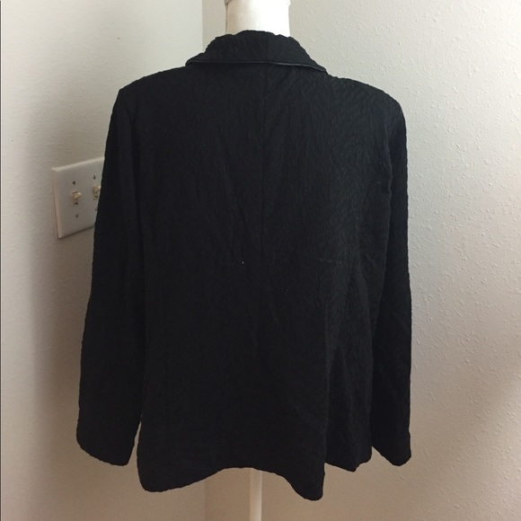 Chico's Black Open Front Blazer - Picture 5 of 5