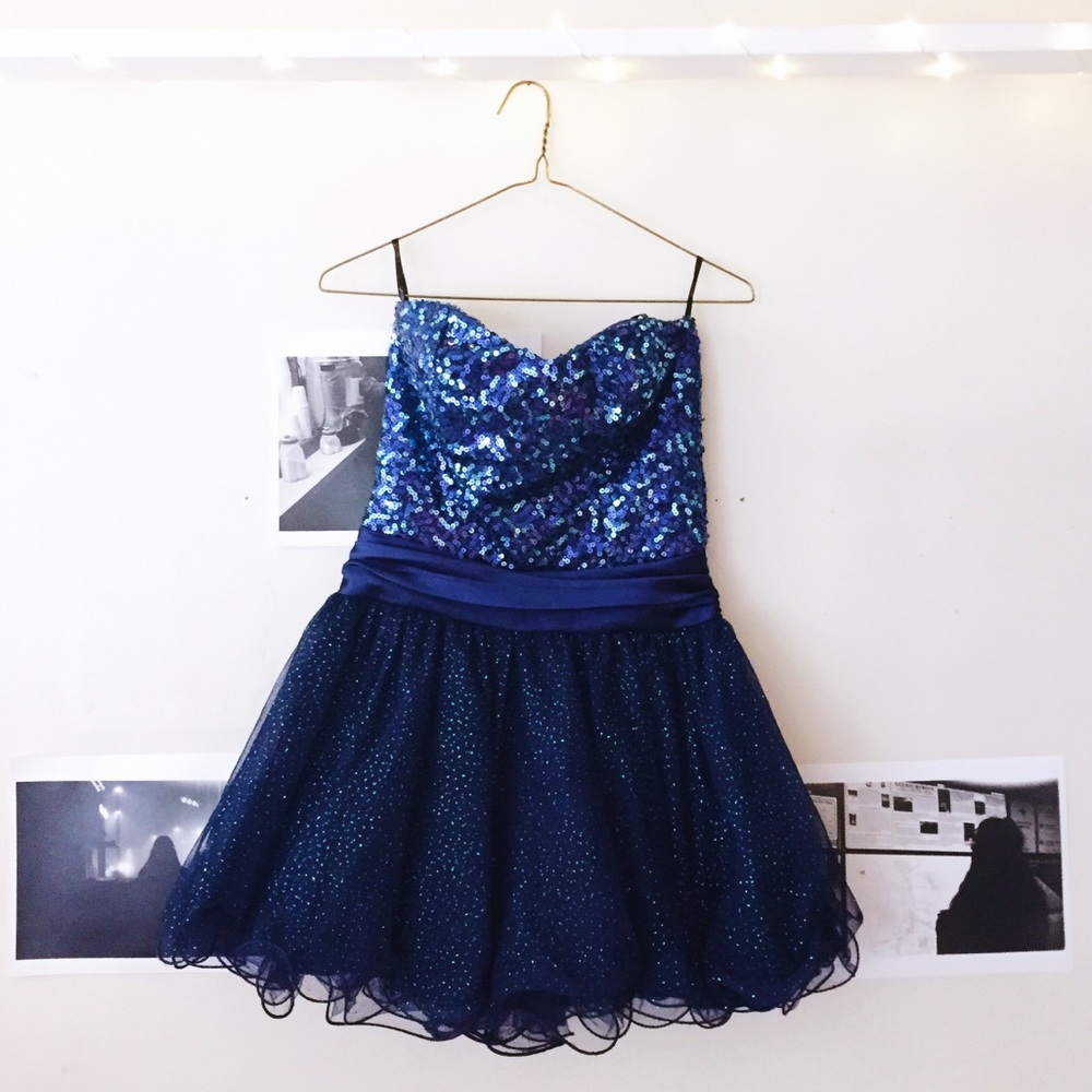Strapless Homecoming Dress