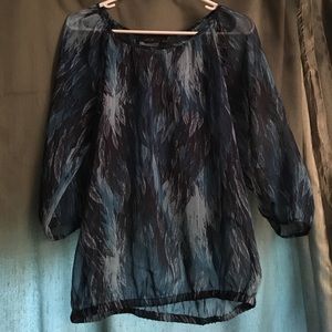 Feathered blouse