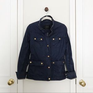 Navy J. CREW downtown field jacket