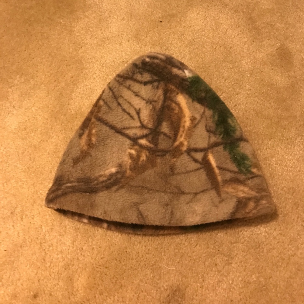 Camouflage fleece hat