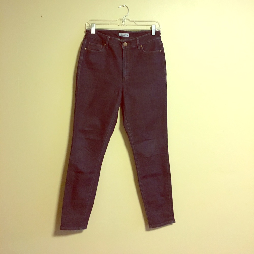 High Waist Curvy Skinny Ankle jeans