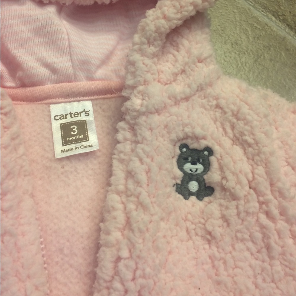 Baby pink soft coat