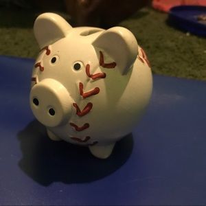 Baseball piggy bank and a free 🎁
