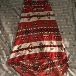 Tribal print tank top