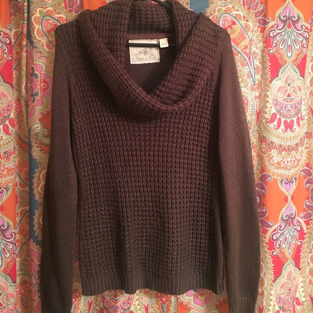 Anthropologie cowl neck sweater