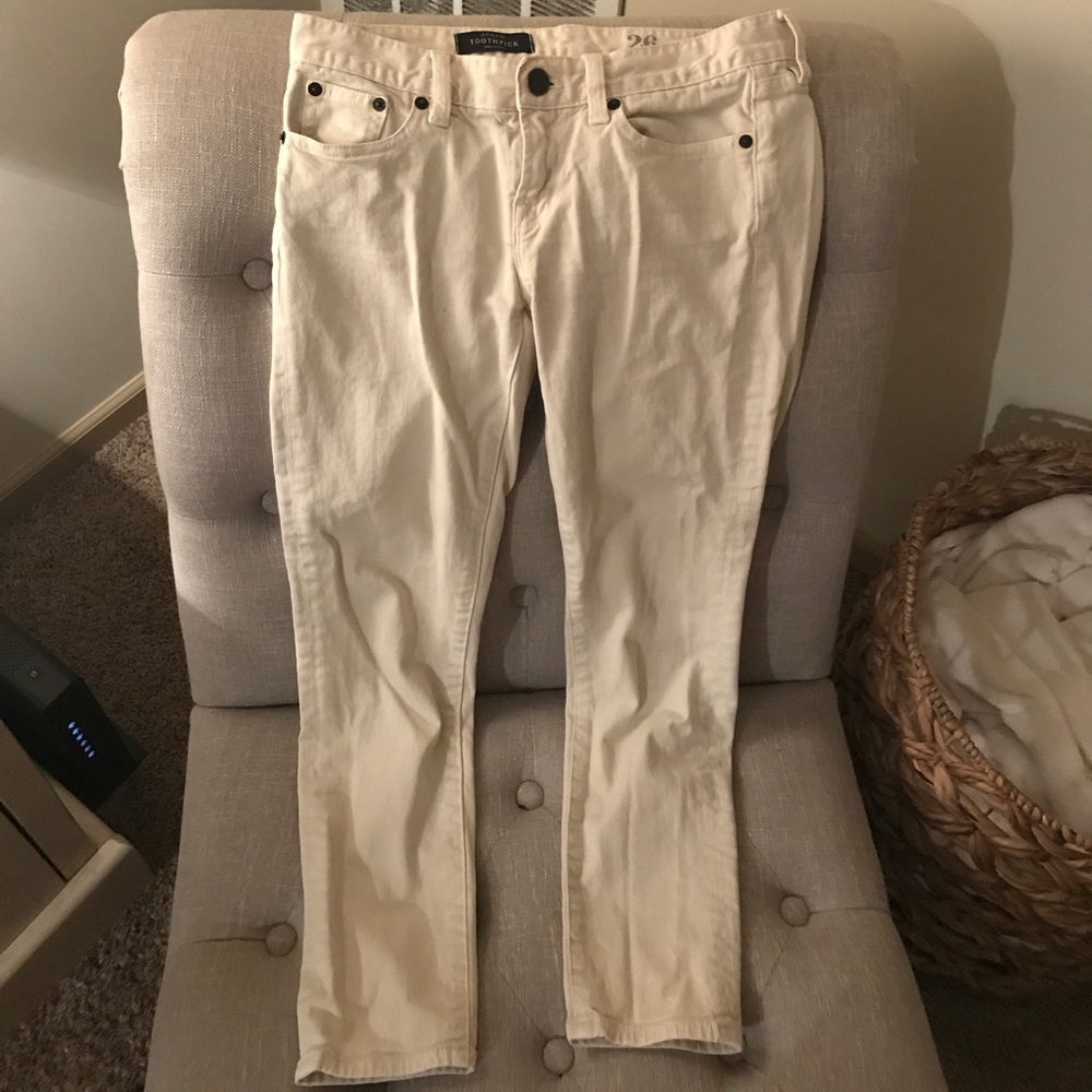J.Crew SkinnyJeans in Beige