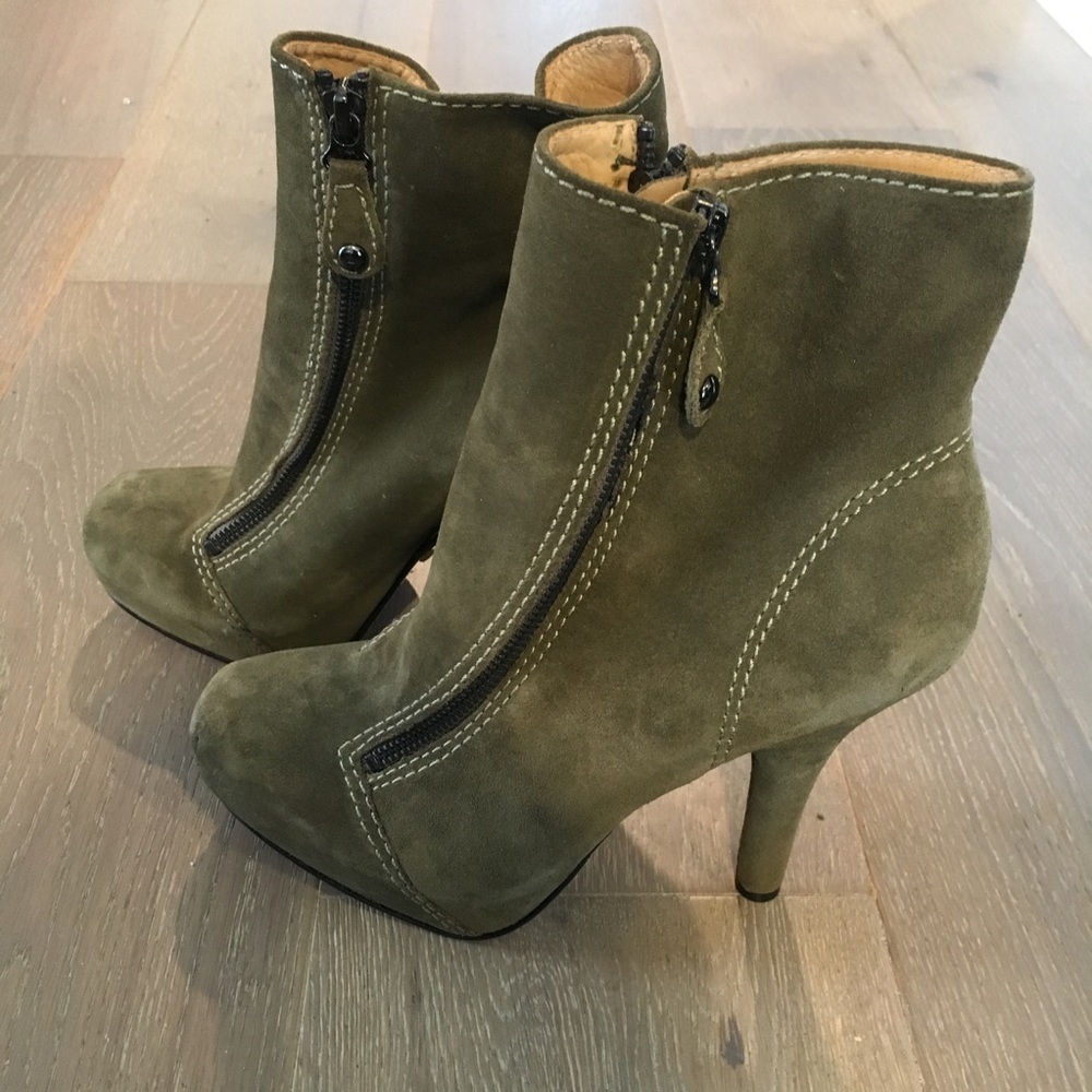 L.A.M.B. Olive Mika Booties
