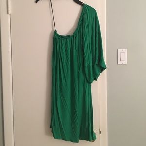 South Moon Under Green One Shoulder Dress