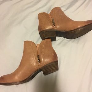 Lucky Brand Light Brown Booties, size 7.5