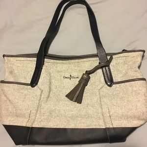 Cole Haan Black and Grey Small Tote