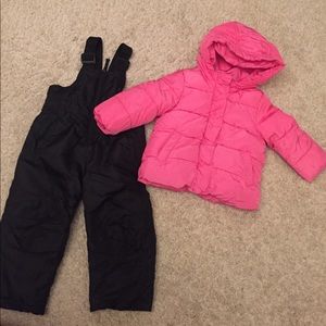 2 T gap winter parka with bib