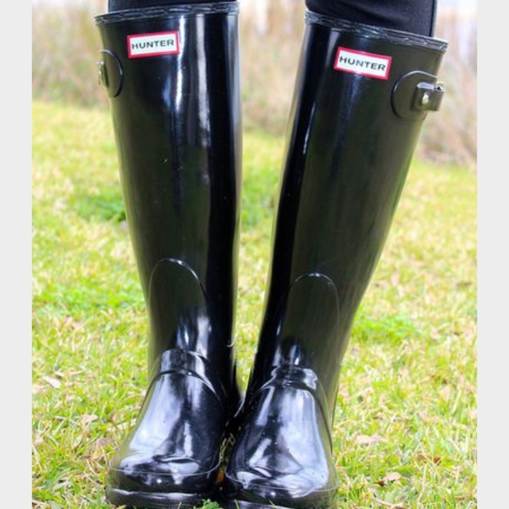 Black Hunter Rain Boots size 7