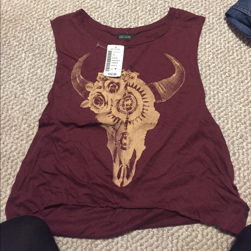maroon tank nwt