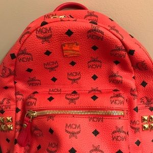 Authentic MCM small bookbag in Perfect condition.