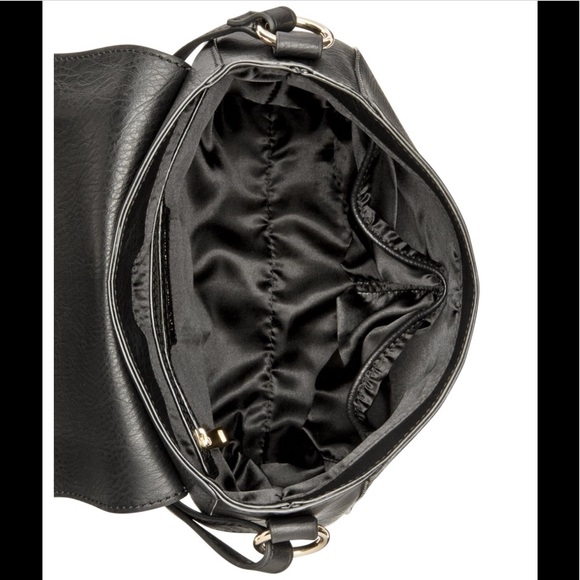 INC Willow Saddle Tassel Bag Wine - Picture 2 of 8