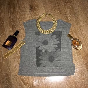 GREY SUNFLOWER 🌻 CROP TOP