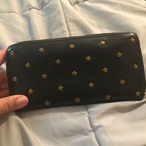 Black Leather Fossil Wallet