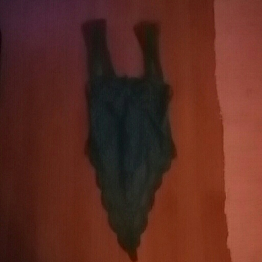 Night wear...turquoise,see through with under wire
