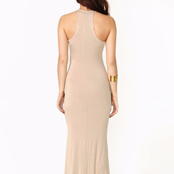 Swerve Halter Two-tone Evening Dress - Picture 6 of 7