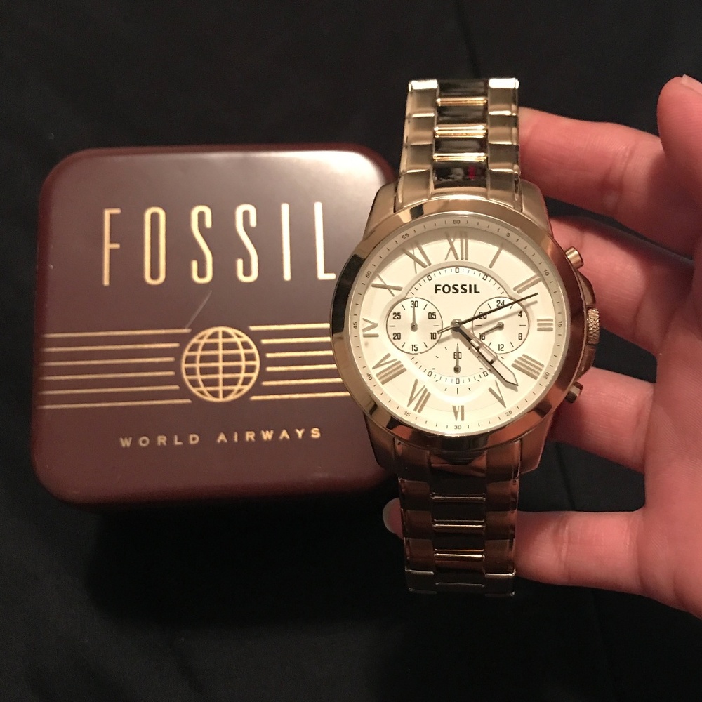 Fossil Gold Watch for Men
