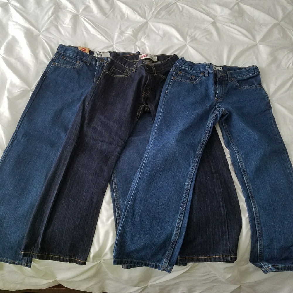 3 pairs of boys jeans