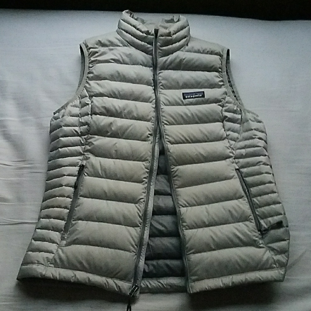 Polyester Goosedown Patagonia Silver Vest