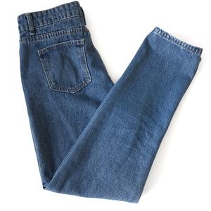 Medium Washed Denim Mom Jeans