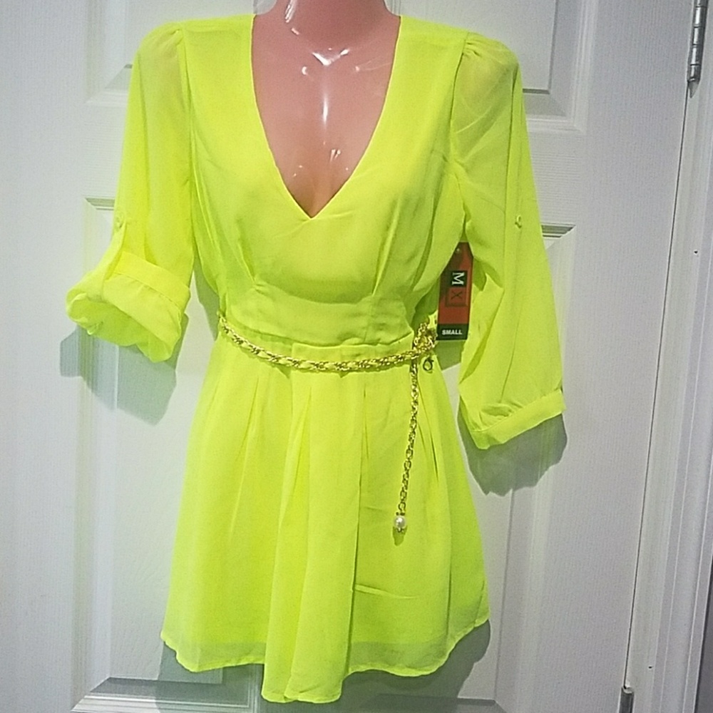 Neon Yellow Romper