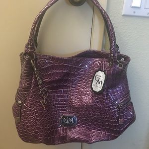 Purple Gia Milano Shoulder Bag