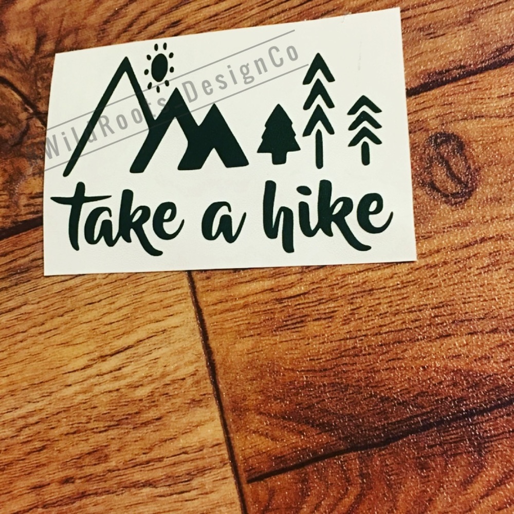 Take a hike decal