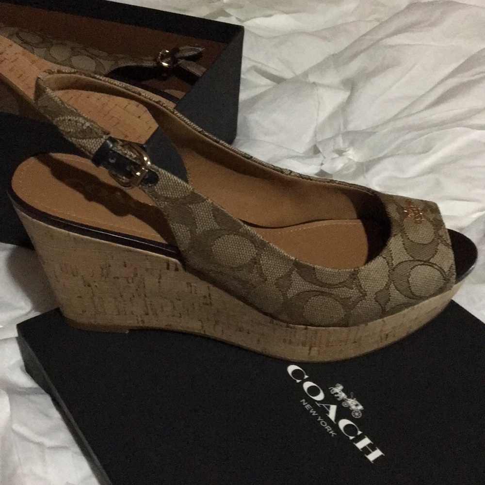 Coach wedges