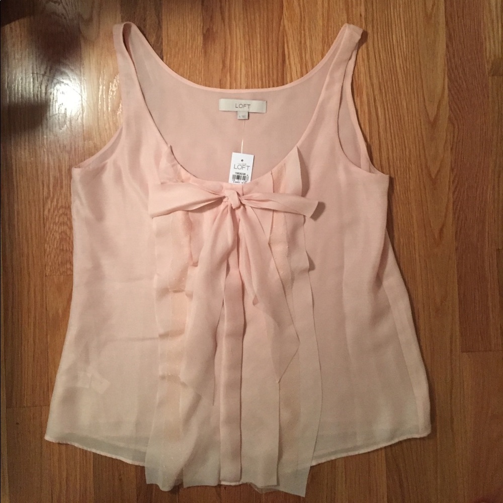 NWT LOFT ruffle tank top