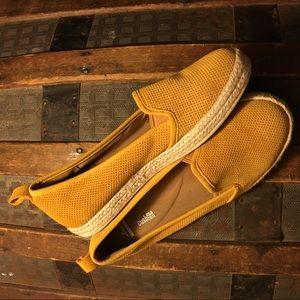 Yellow Clark's Espadrilles