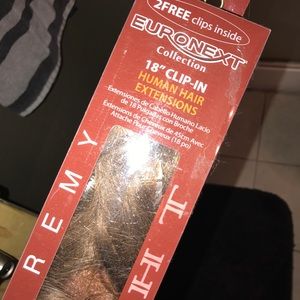 Brunette hair extensions