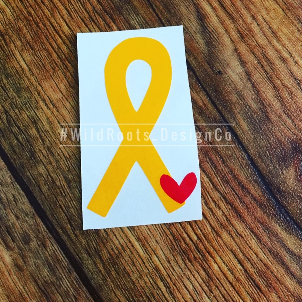 Support Troops ribbon decal