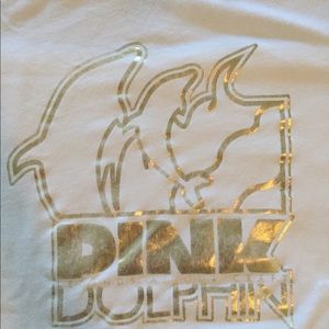 PINK DOLPHIN Men's Gold Graphic T Shirt