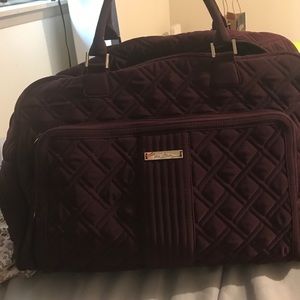Dark Purple Vera Bradley Duffel Bag