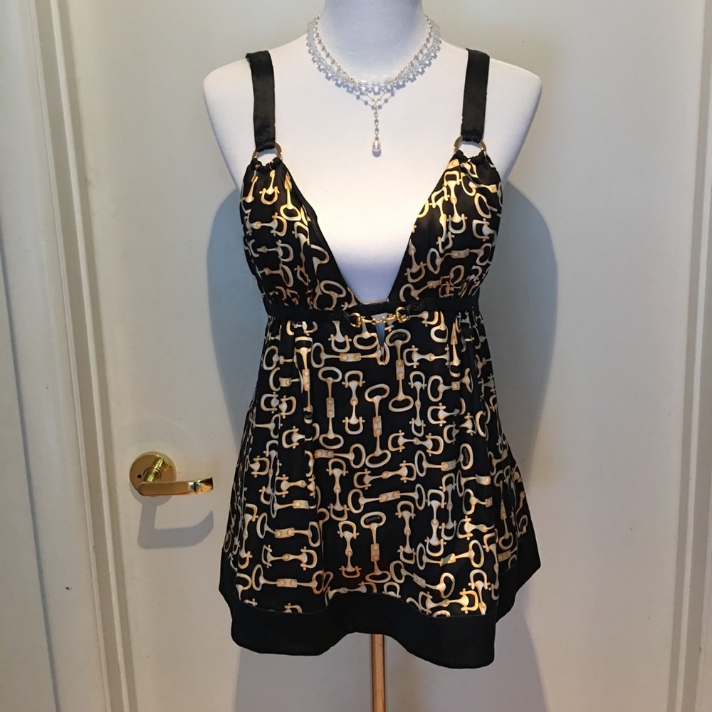 NWT 100% Silk Bebe Reversible Camisole