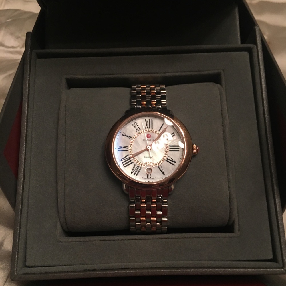 Michelle -Watch. Diamond Bezel. New in Box