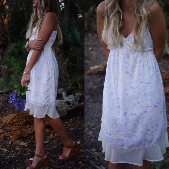 SOLD I Love Ronson Open- Back Floral Boho - Picture 3 of 5