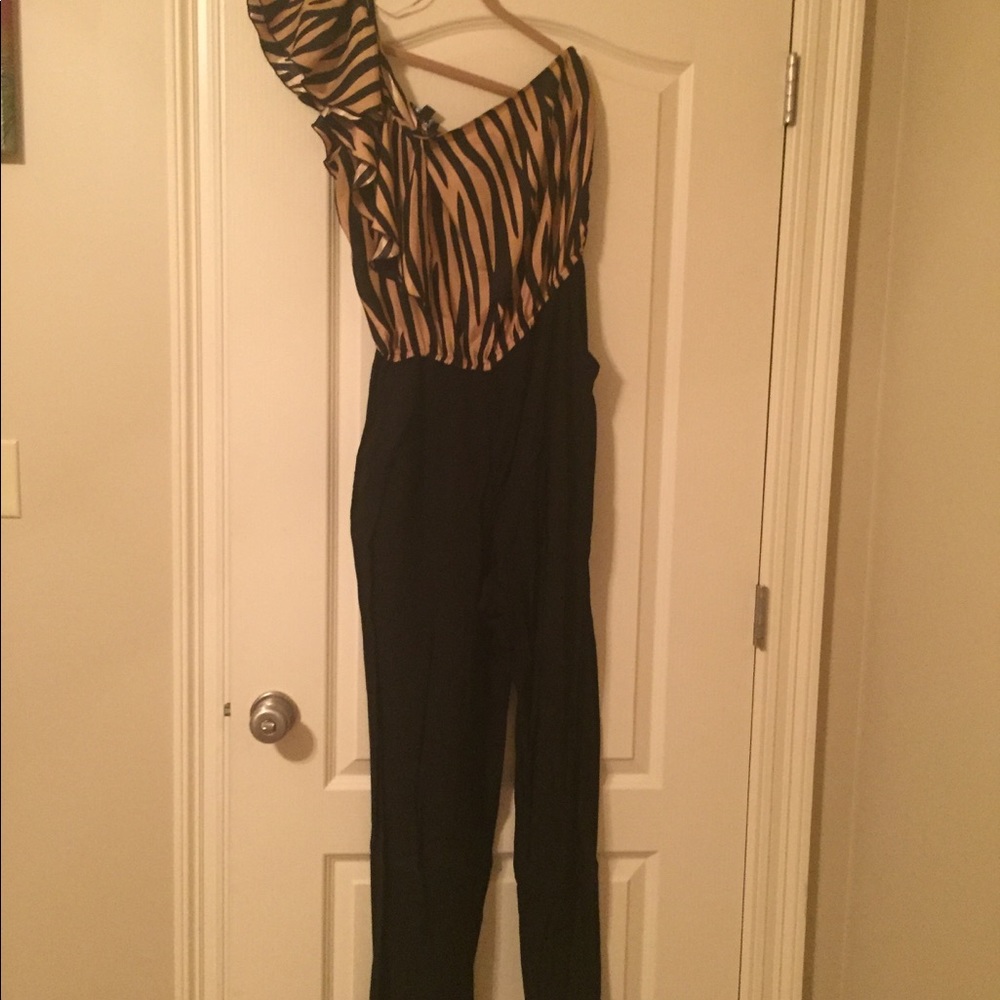 Rampage One Shoulder Romper