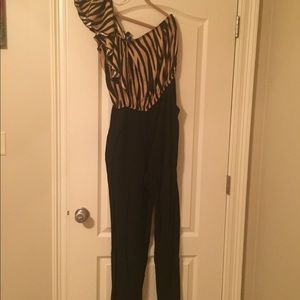 Rampage One Shoulder Romper