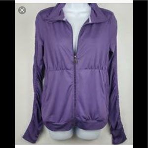 Zip-up yoga jacket