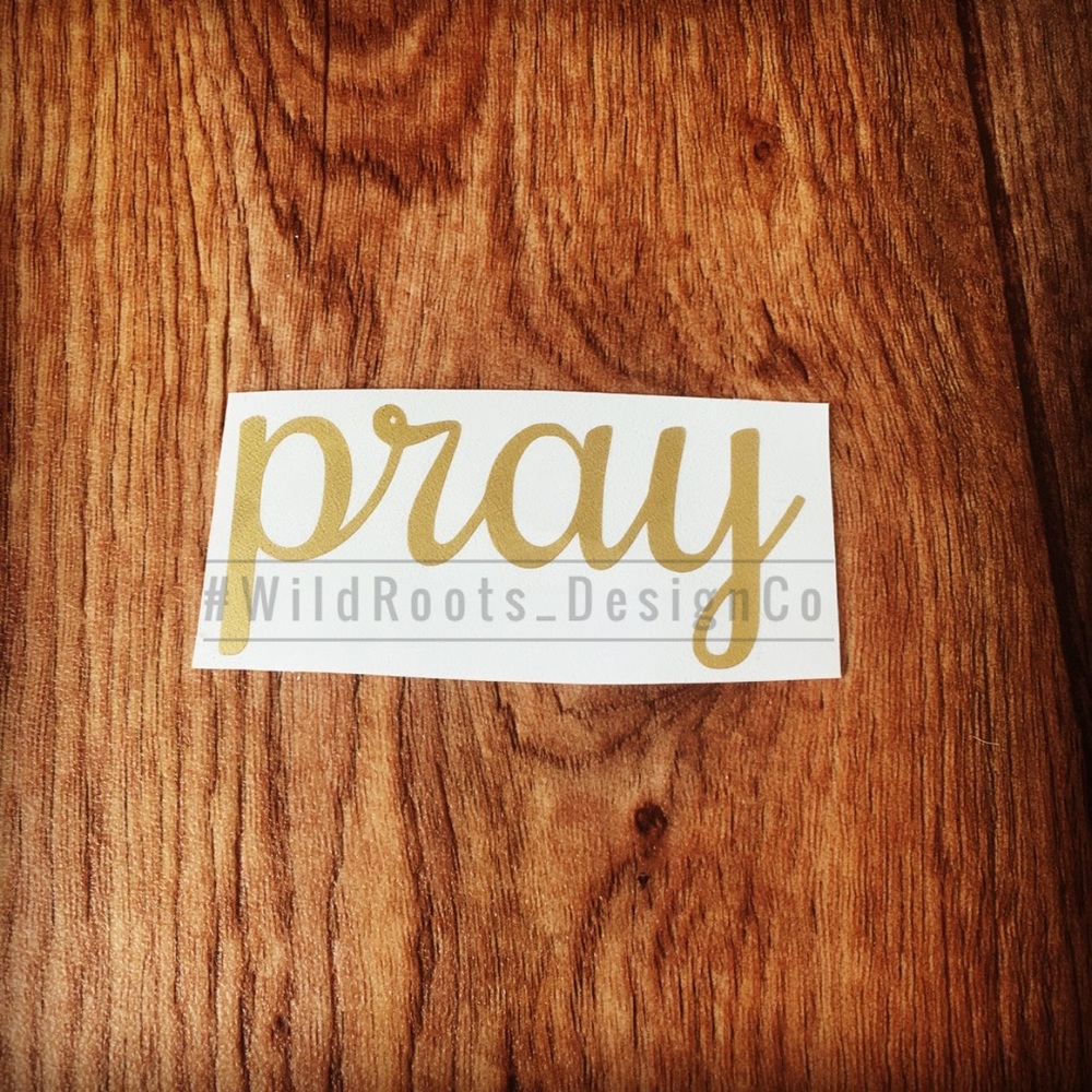 Pray decal