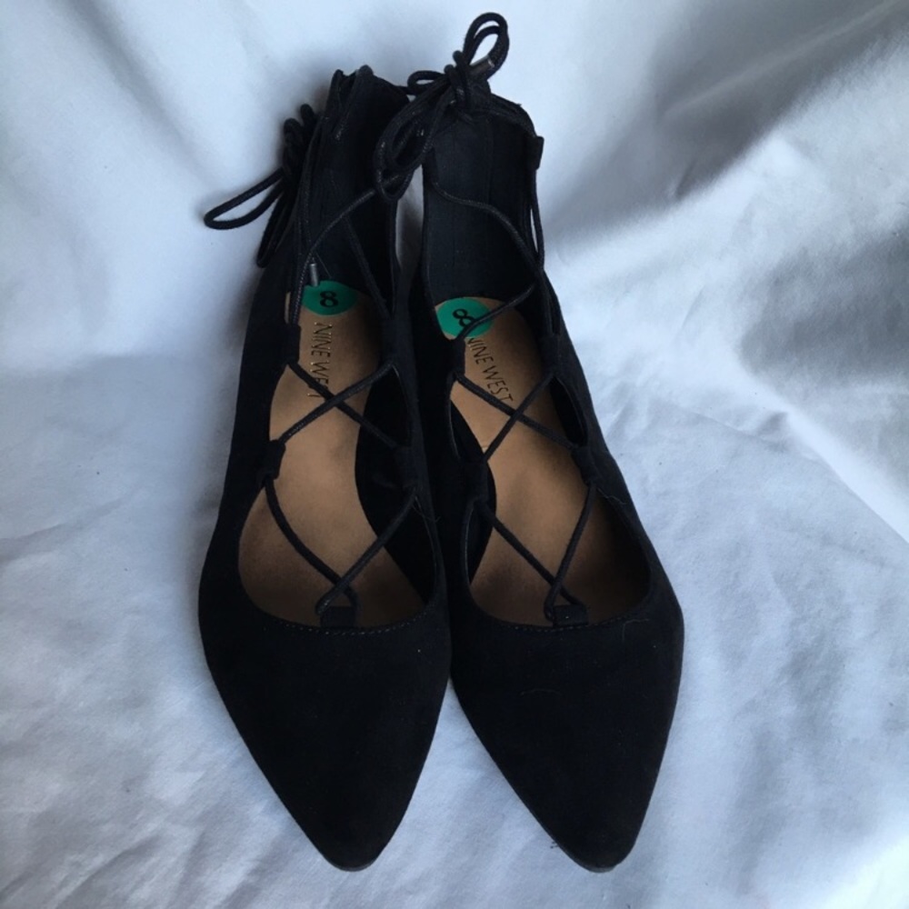 Nine West lace flats