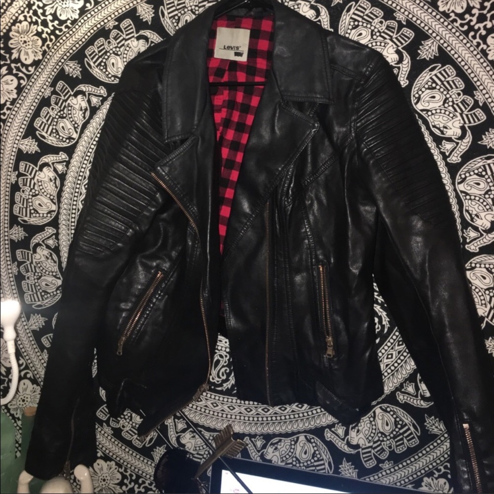 Levis faux leather jacket