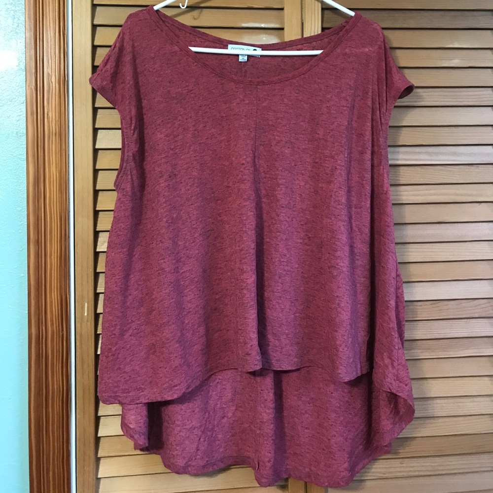 High low loose shirt 👚